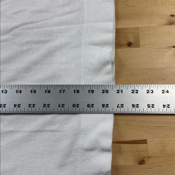 James Perse Vintage French Terry Cropped Raglan Pullover White Size 3 US L - Picture 6 of 7